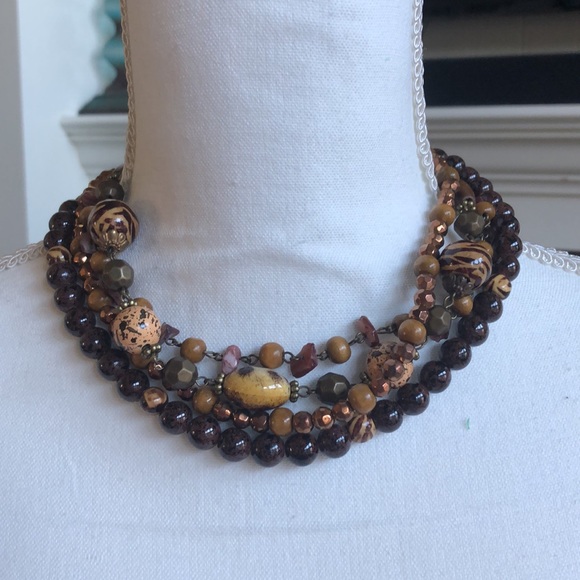 NWOT Into the Wild Premier Designs necklace and earrings - Picture 2 of 9